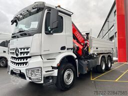 Mercedes-Benz Arocs 3348 6x4 BB Dreiseitenkipper FASSI F195A