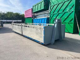  CONTAINER SCARRABILE USATO A PIANALE CON SPONDE