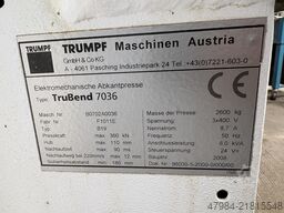 TRUMPF TRUBEND 7036