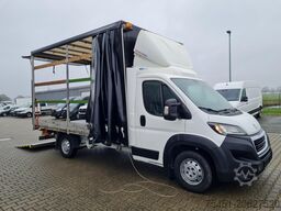 Peugeot Boxer 35 Pritsche 2x Schiebe Plane LBW L4 KLIMA