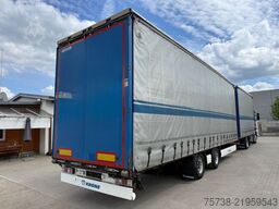 SCANIA R410 Pritsche+Plane/Retarder + Anhänger Krone
