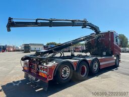VOLVO 8x2*6 Sawo tipper / Hiab X-DUO 102 E-2