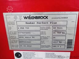 Hawker 48V Batterie 690AH Bj.2016 74%