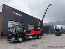 Scania P370 XT 6x2 HMF 3220-K6+Fly jib FJ600-K3 Euro 6D