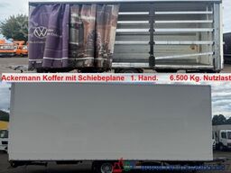 Ackermann Z-KA-F 10 10t. Koffer+Schiebeplane 6.5t.Nutzlast