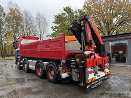 Scania R580 V8 8X4 Kipper Kran Palfinger 22002