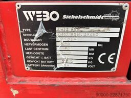 Sichelschmidt D 412 ASM 1250 kg stapelaar