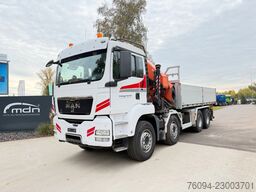 MAN TGS 37.440 8x4 KRAN 21m Kipper 5/6 Steuerkre