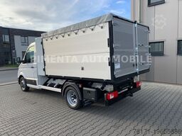 VOLKSWAGEN Crafter 50 3-S-KIPPER GESCHLOSSEN LAUB KISTE AHK