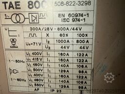 ESAB AB / ESAB Welding Equipment AB ESAB TAE 800