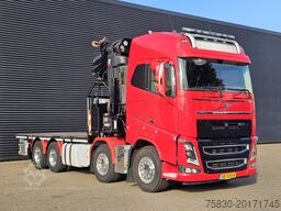 Volvo FH 16.650 8x4 / HIAB 105 t/m CRANE / KRAN