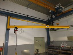 Vetter PW Demag Drehkran Hallenkran Kran Ausladung 6m NL 500Kg 0,5t DC Kettenzug