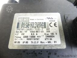 KUKA 1FK7101-5AZ91-1ZZ9-Z S07 Servomotor SN: YFVD50667701008