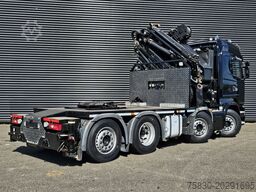 Scania R490 / 8x2 / HMF 85 TM CRANE / WINCH / JIB
