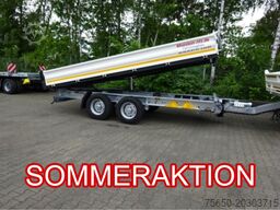 Möslein TTD 13 Weiß  13 t Tandem 3- Seitenkipper Tieflader-- Neufahrzeug --