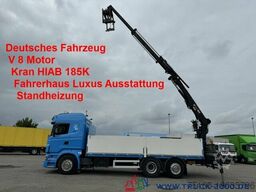 Scania R 560 V8 Kran HIAB 185K hebt bei 11m = 1.500kg