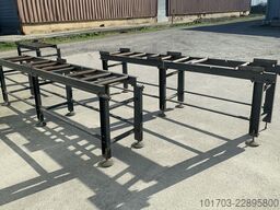 Table d'amenage à rouleaux pour scie 