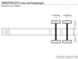 WEBTRAILER 2 ass aanhangwagen