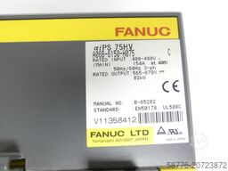 Fanuc A06B-6150-H075 Verstärker PS 75HV SN V11358412