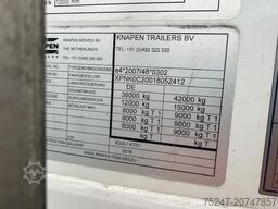 Knapen Trailers K200 - 92m3 Liftachse 10mm