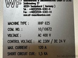 WF HHP 625 presse Horizontal Hydraulic Press