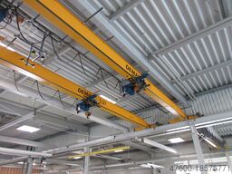 Demag - 2x Portalkran Brückenkran Kran EKKE 3200Kg 3,2t 13262mm + Laufschienen