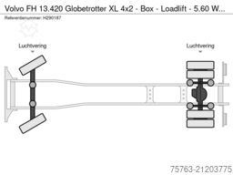 Volvo FH 13.420 Globetrotter XL 4x2 - Box - Loadlift ...