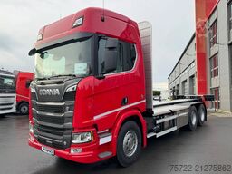 Scania R590 6x4 Kurzholz Kran und Schemel nach Wahl