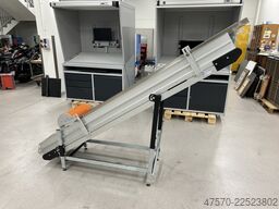 Conveyor belt for scraps from guillotine M-Fordersysteme