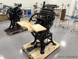 Letterpress printing press foot operated