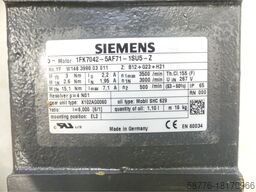 Siemens 1FK7042-5AF71-1SU5 - Z Servomotor SN: YFW148399803011