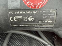 TRUMPF TruTool TKA 500 fazowarka ukosowarka do blach 1400W walizka TRUMPF TruTool TKA 500 fazowarka ukosowarka do blach 1400W walizka
