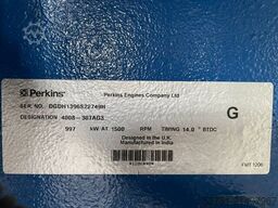 FG Wilson P1250-1 -  1250 kVA Open Genset - DPX-16028-O