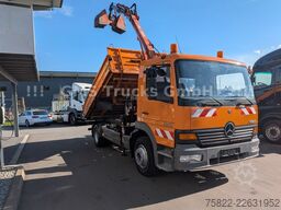 MERCEDES-BENZ Atego 1218 / Kipper+Kran / load 5,2ton / E3