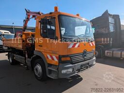 MERCEDES-BENZ Atego 1218 / Kipper+Kran / load 5,2ton / E3