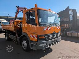 MERCEDES-BENZ Atego 1218 / Kipper+Kran / load 5,2ton / E3