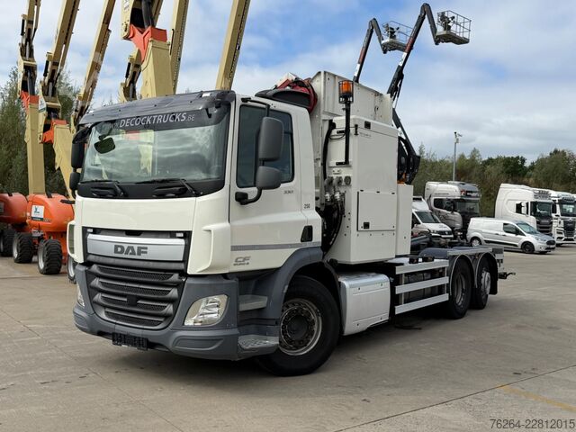コンテナ輸送 DAF CF 330 6x2 ZEILADER+KETTINGSYSTEEM