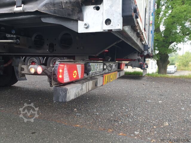 Otvorena poluprikolica s ceradom Fliegl 2-Achs Gardine TWIN Standard Xtra-Long
