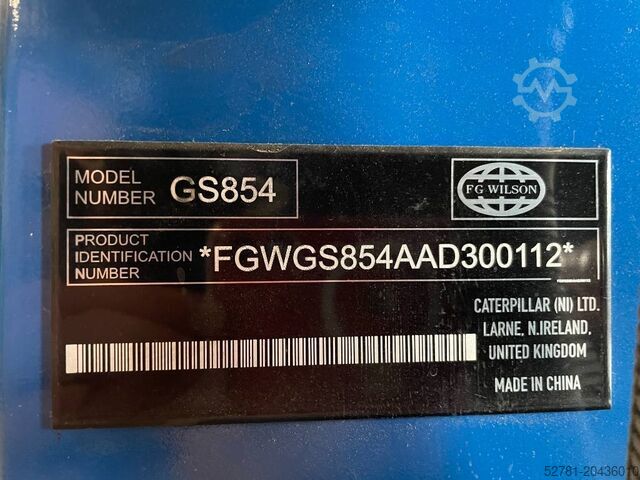 Agregado FG Wilson P2500-1E - 2500 kVA Surplus Genset - DPX-25085