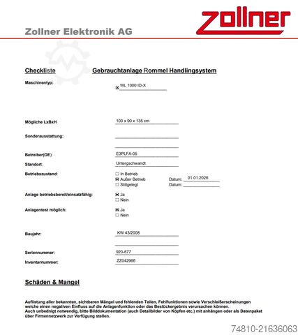 Skener stanica Rommel / Rommel WL 1000 ID-X / Scaner WL 1000 ID-x