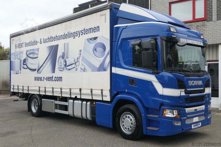 Schiebeplane Scania G320 NGS | Sliding curtains | Dhollandia 2000Kg...