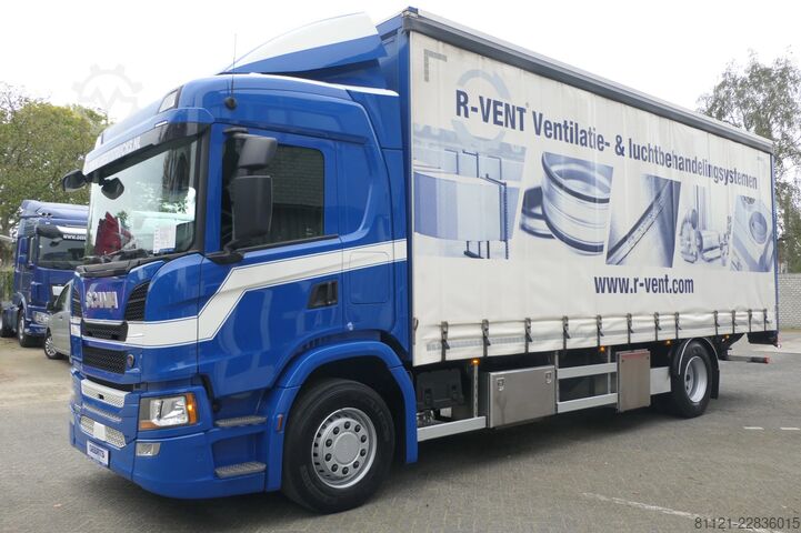 Schiebeplane Scania G320 NGS | Sliding curtains | Dhollandia 2000Kg...