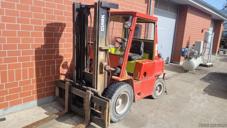 Frontstapler CLARK G 500 Y 60 PD 3 to Diesel Kabine Heizung