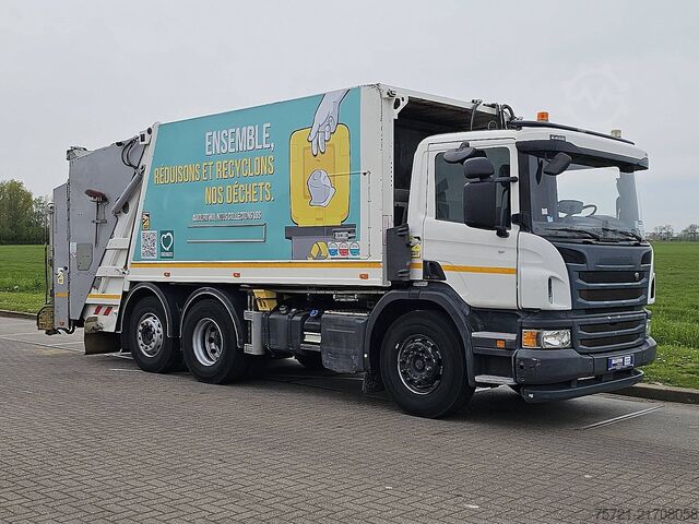 רכב איסוף פסולת SCANIA P280 FAUN,6x2*4