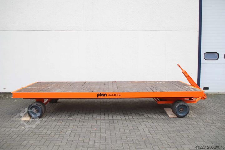 Тяжеловозный транспортный вагон 16 тонн plan 5000/2000/H700 mm