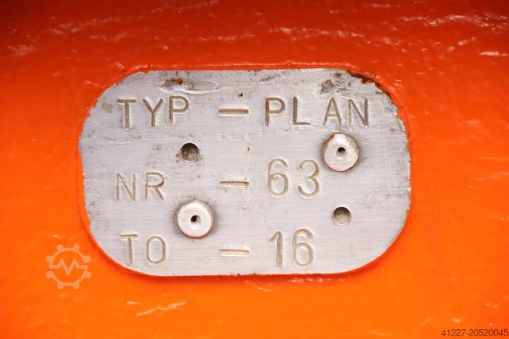 Тяжеловозный транспортный вагон 16 тонн plan 5000/2000/H700 mm