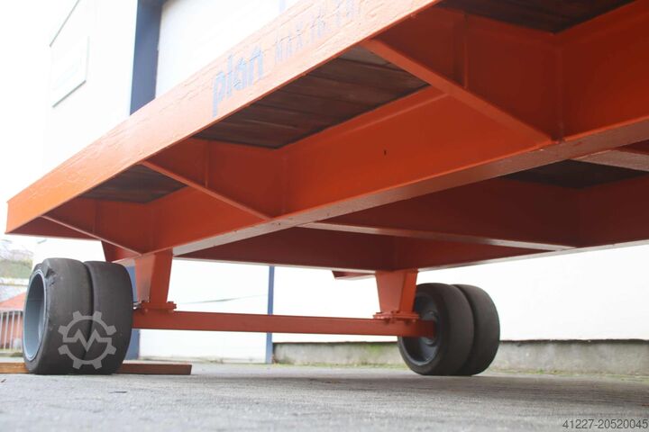 Тяжеловозный транспортный вагон 16 тонн plan 5000/2000/H700 mm