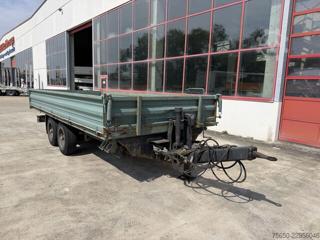 Třístranný sklápěcí přívěs HIRTH TD 105A  Tandemkipper- Tieflader