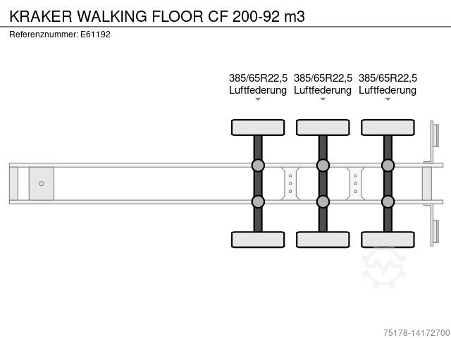 Other KRAKER WALKING FLOOR CF 200 92 m3