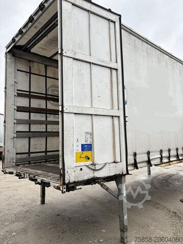 Αλλαγή αμαξώματος με πλατφόρμα & μουσαμά Krone Jumbo 3m Innenhöhe Hubdach Edscha